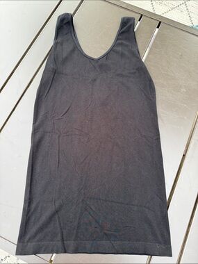 Cest Moi Black Women's Seamless Tank Slip Large natural fibers rayon from Bamboo